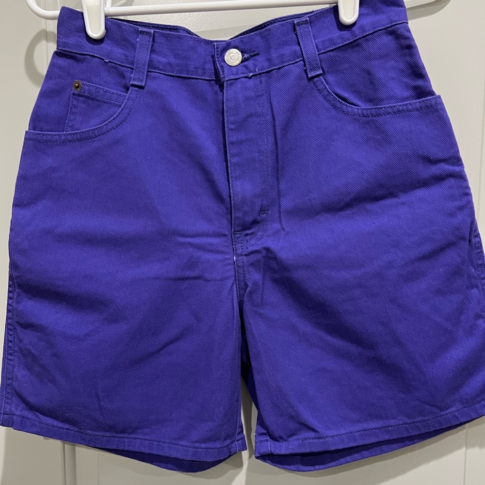 Gitano vintage jean shorts 100% cotton purple NWOT